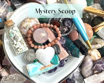 Crystal Mystery Box – Crystal Confetti  Scoop | Healing Crystals,  Grab Bag, Surprise Box