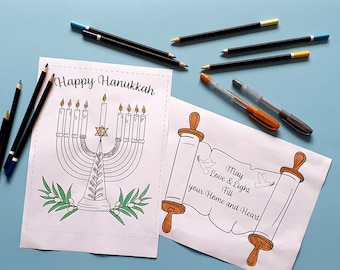 Hanukkah Activity 8 Coloring Printables