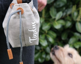 Leckerlibeutel personalisiert Tasche Leckerlies - Hund Katze Tier Name