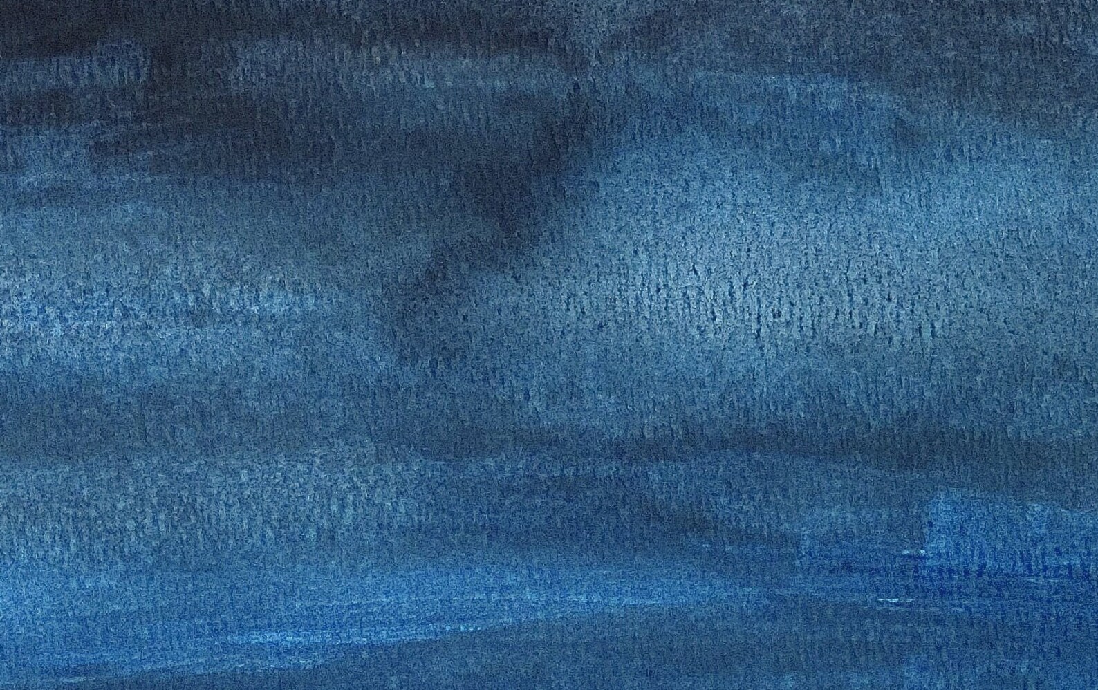 Navy Blue Watercolor Wall Art, Modern Blue Aquarelle Paint Wall Art