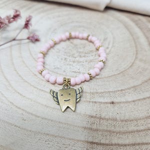 Armband von der Zahnfee | Fairy Mail | Geschenk von der Zahnfee | erster Milchzahn | Armband mit Zahn oder Glitzerstern