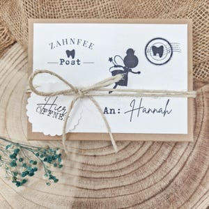 Zahnfeeschachtel zum Zusammenstellen | stelle deine Box individuell zusammen | Brief Geschenk von der Zahnfee |  Milchzähne Aufbewahrung
