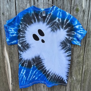 Ghost Tie Dye Tee Shirt, Halloween, Spooky, Casper, Boo!, Adult/Youth/Toddler