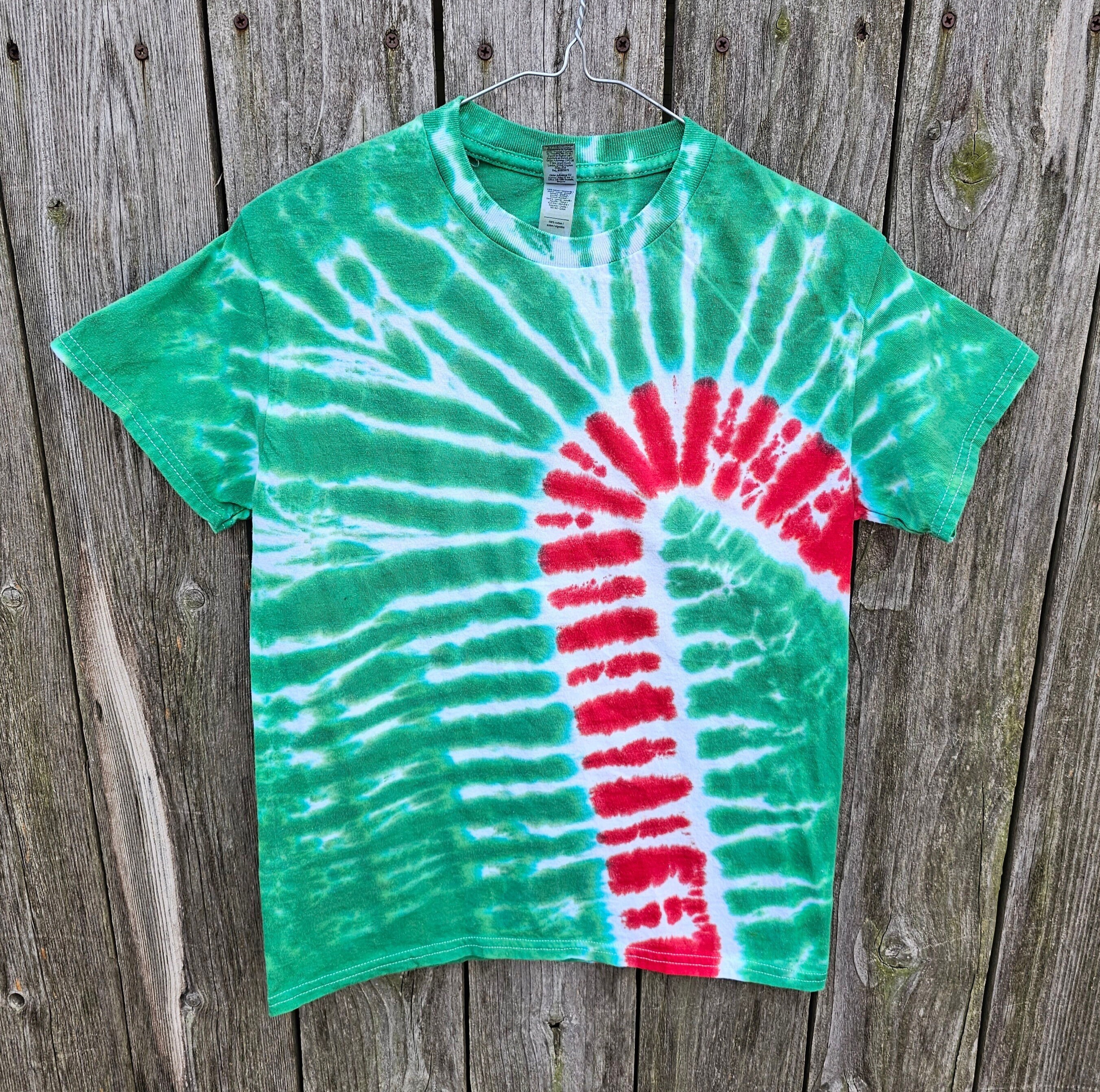 Candy Cane Tie Dye Shirt - Christmas - Holiday - Adult/Youth
