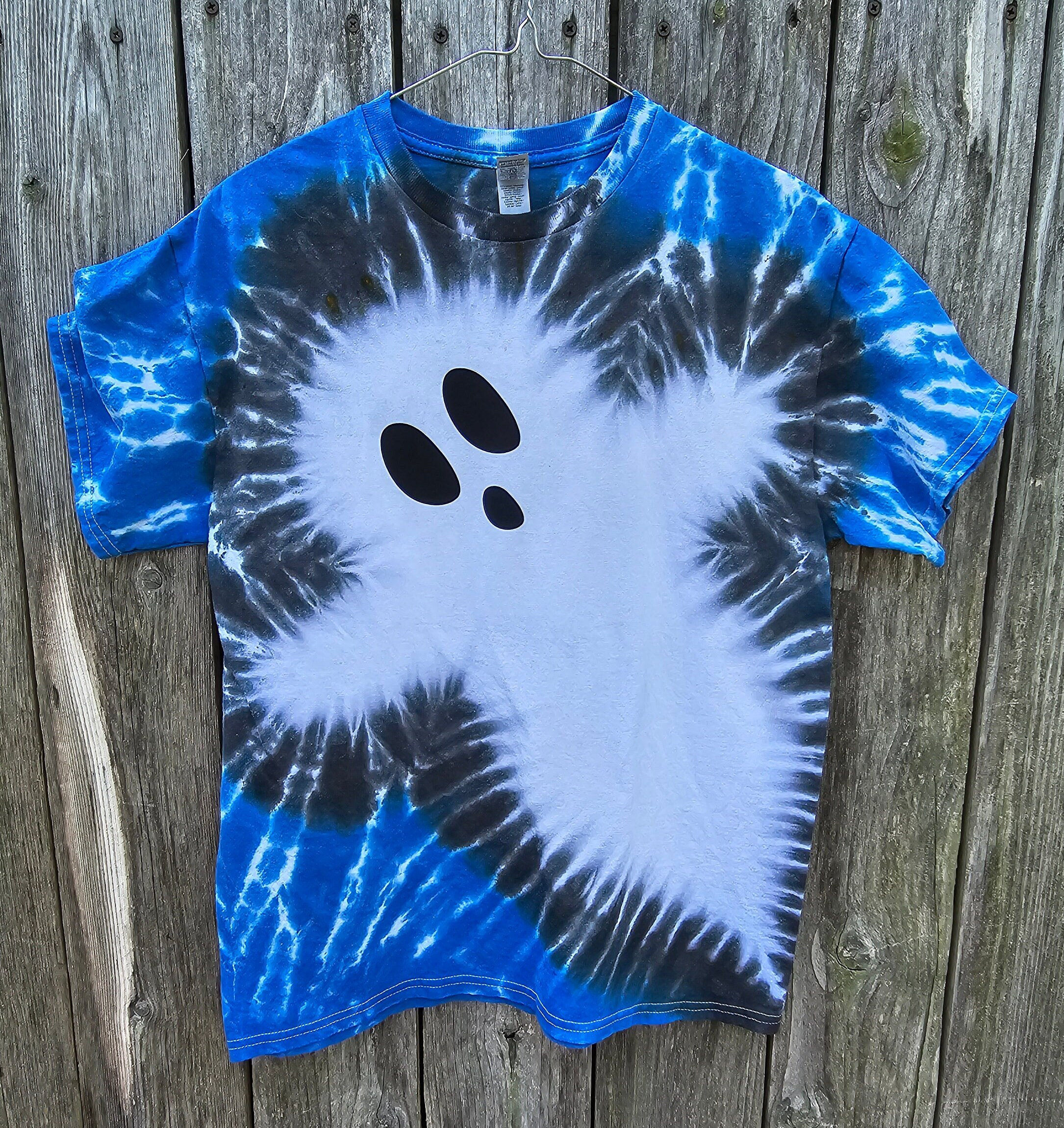 Ghost Tie Dye Tee Shirt, Halloween, Spooky, Casper, Boo!, Adult/Youth/Toddler