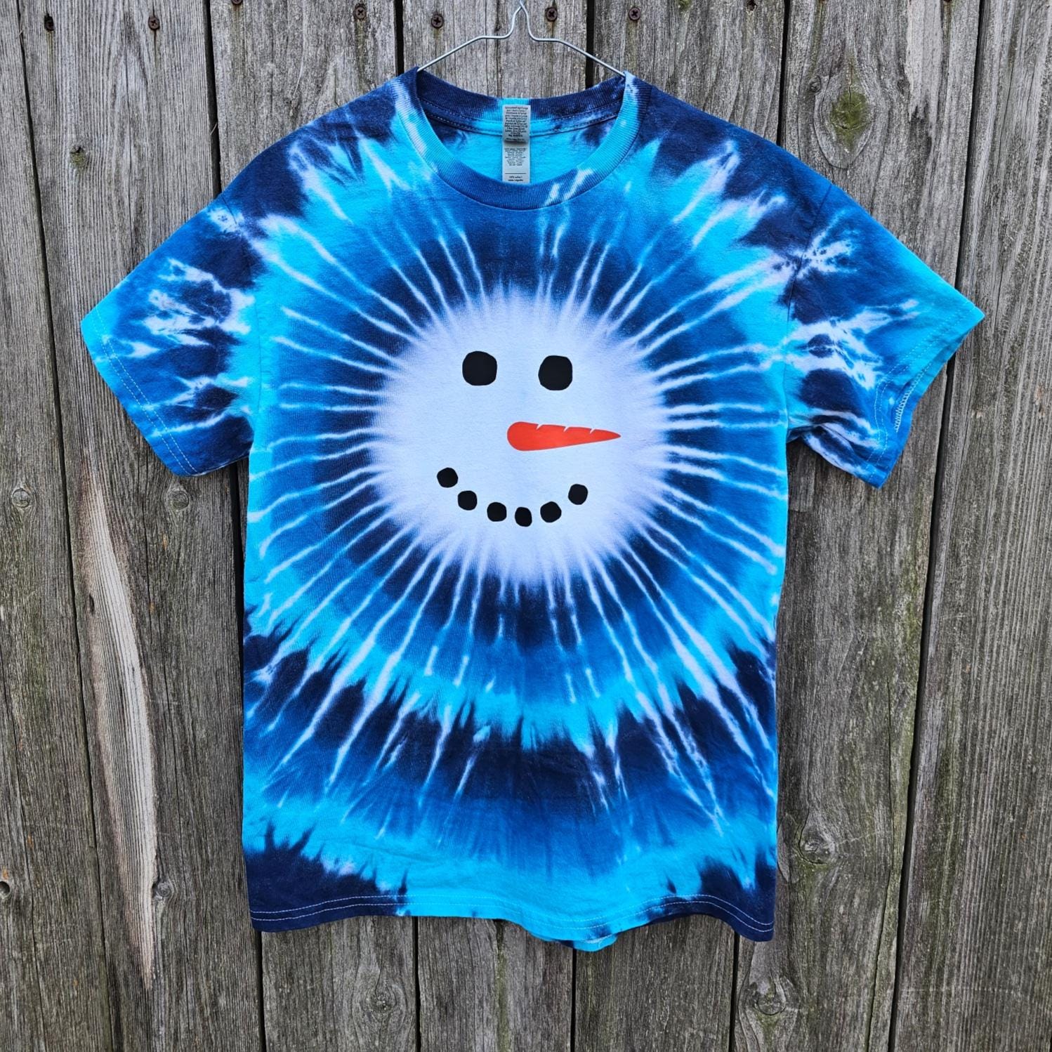 Long Sleeve Christmas Tie Dye Shirts