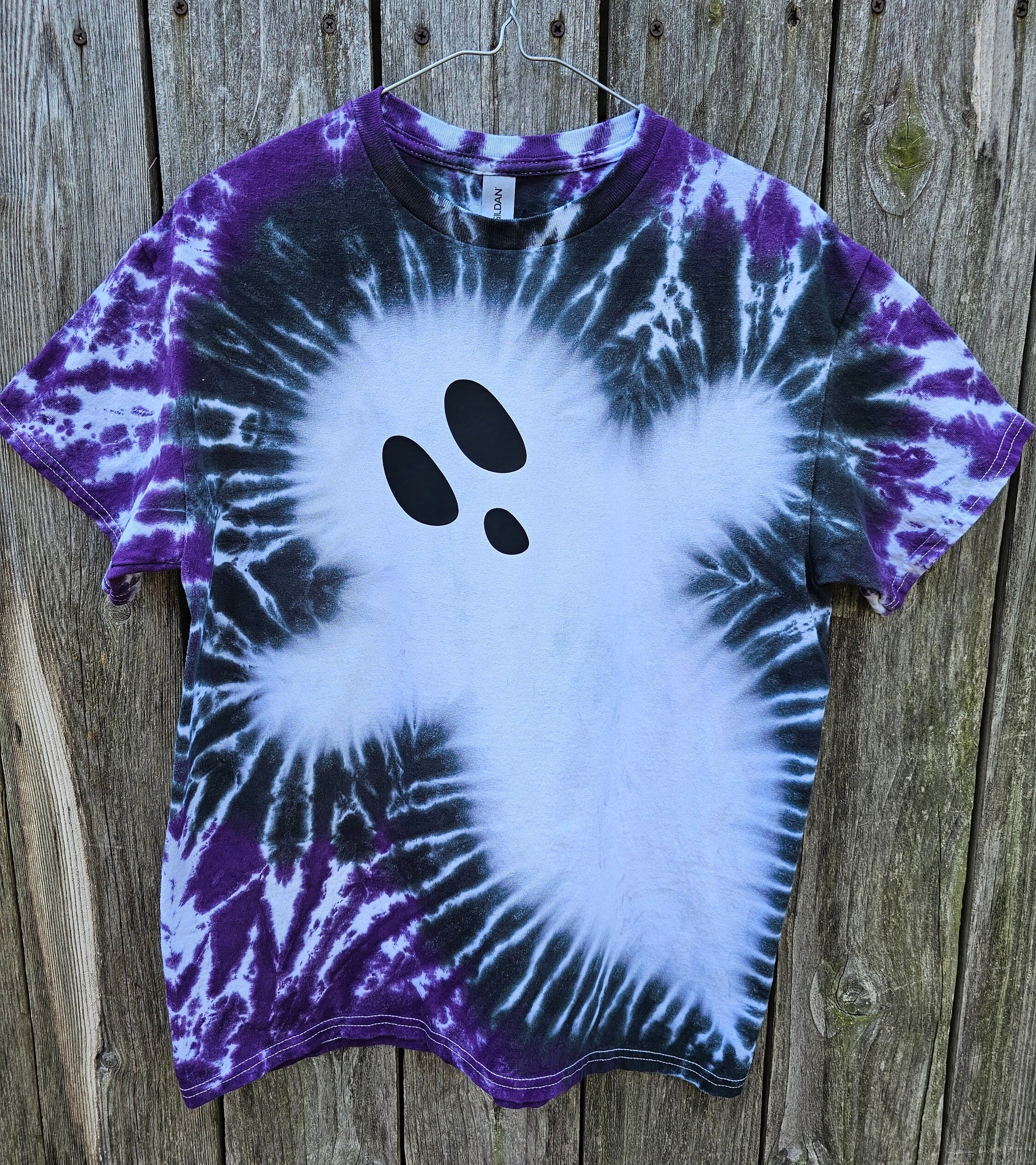 Ghost Tie Dye Tee Shirt, Halloween, Spooky, Casper, Boo!, Adult/youth ...