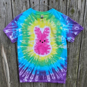 Easter Peep Tie Dye Shirt - Candy - Adult/Youth/Toddler - Rabbit/Spring Hop/Peeps Marshmallow