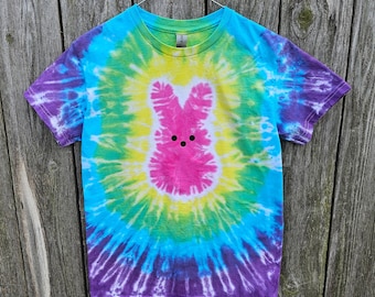 Easter Peep Tie Dye Shirt - Candy - Adult/Youth/Toddler - Rabbit/Spring Hop/Peeps Marshmallow
