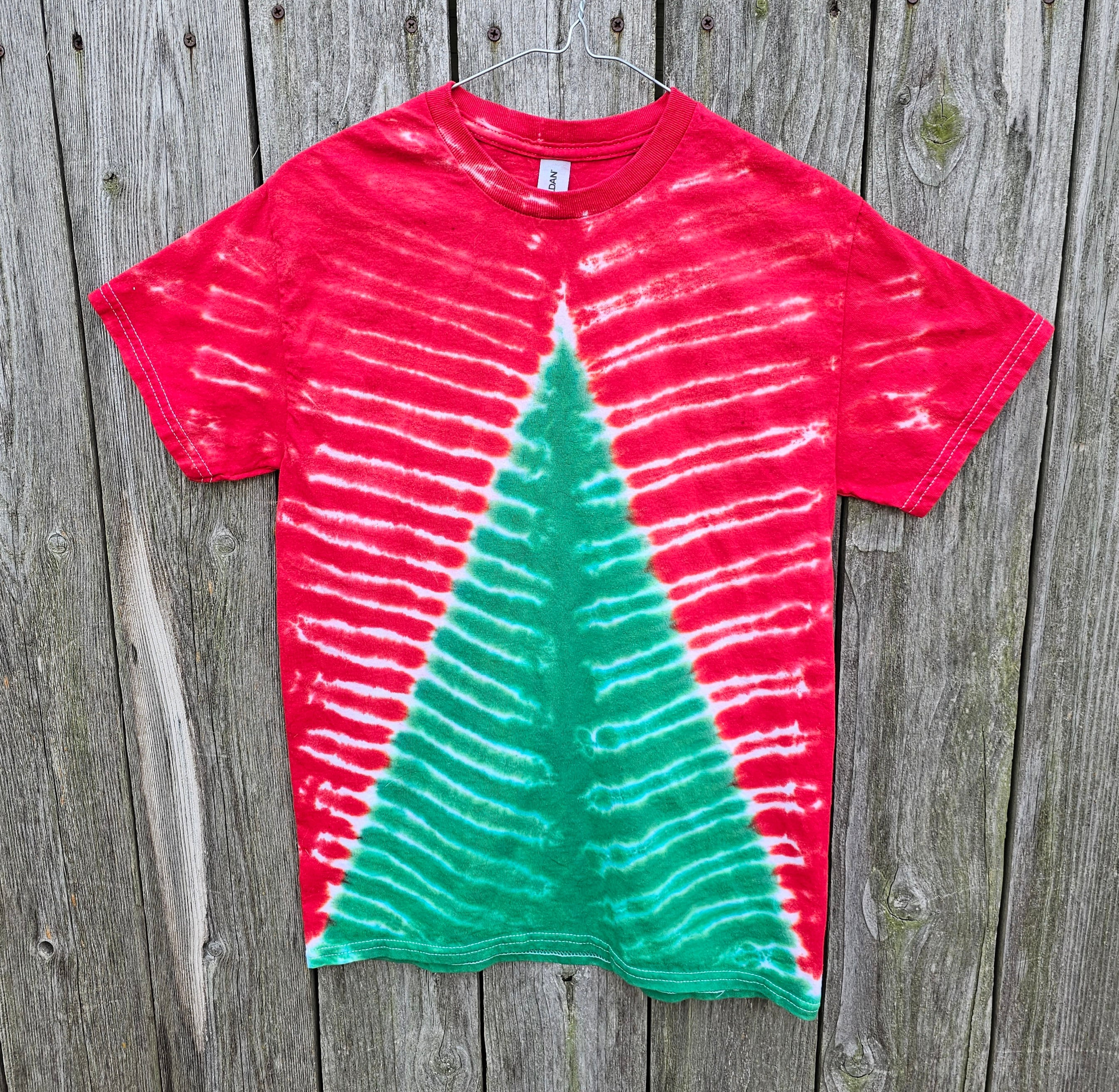 Christmas Tree Tie Dye Shirt, Adult/Youth/Toddler/Onesie; "O Christmas Tree"
