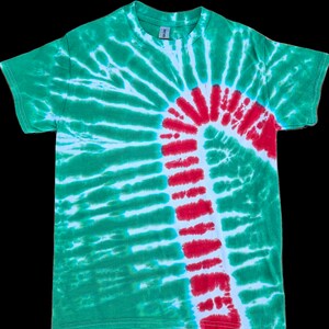 Candy Cane Tie Dye Shirt - Christmas - Holiday - Adult/youth - Etsy