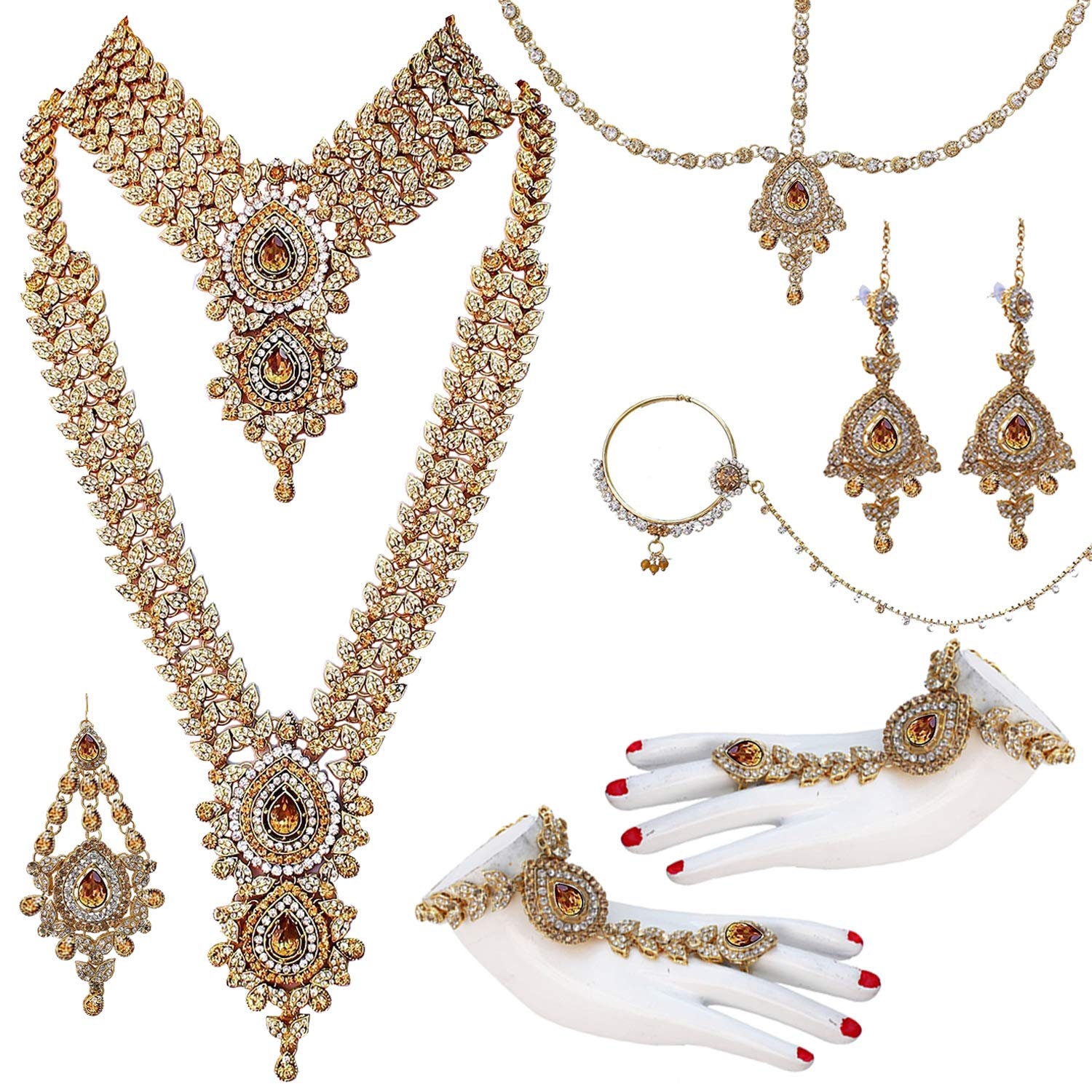 Indian and Pakistani bridal jewelry for women and girls Etsy