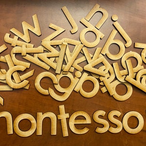 Montessori Movable Alphabet