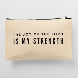 Christian  accessory bag | Bible verse bag | christian womens gift | christian gift | womens faith based gift