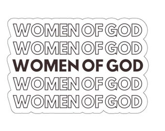 Woman of God Christian Sticker