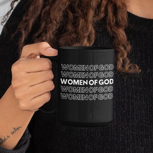 Taza cristiana para mujeres / Taza de café cristiana / Mujeres de Dios / Taza basada en la fe / Regalos religiosos