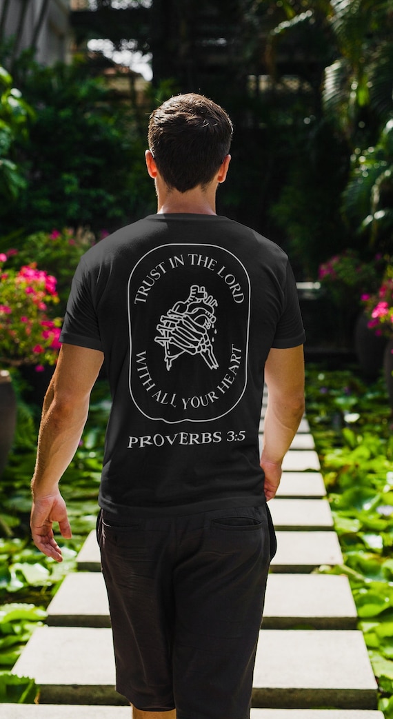 Trust In The Lord Mens Christian T-shirt Christian Streetwear