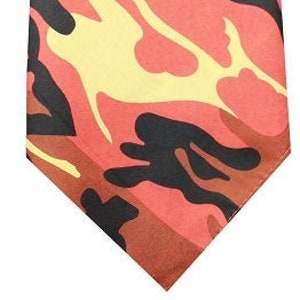 Plain Patterned Dog Bandanas