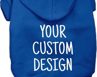 custom logo dog hoodies