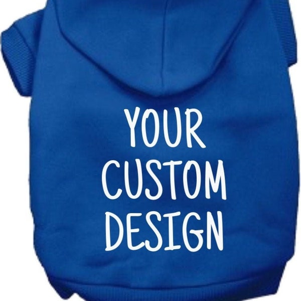 Personalized Dog Hoodie, Custom Pet Hoodie, Best Dog Gift, Design your own Dog Hoodie, Large Breed Dog Apparel, Warm Dog Clothes