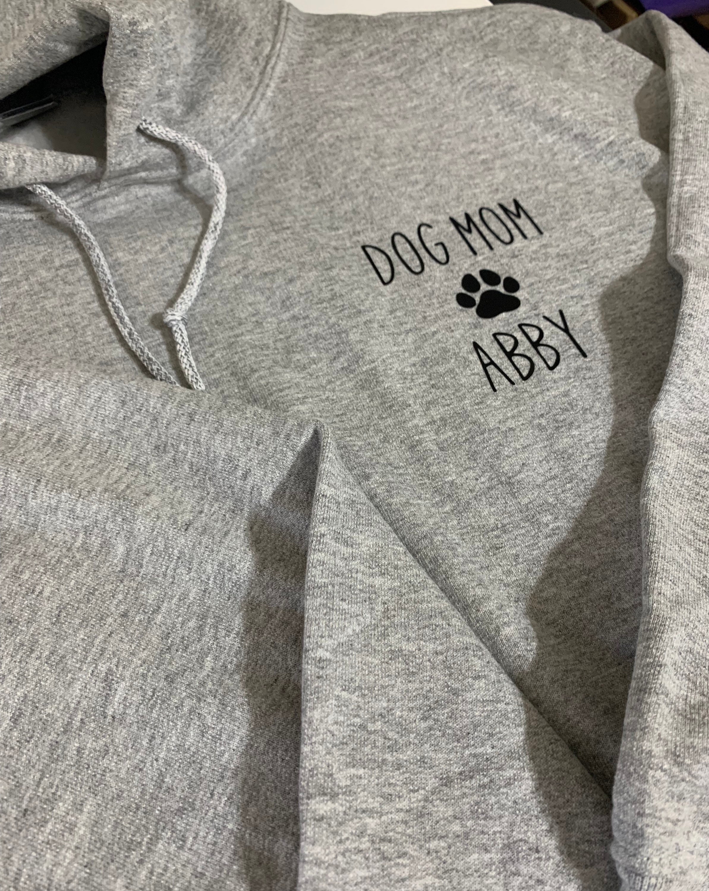 Personalized Matching Dog and Owner Grey Hoodies Etsy