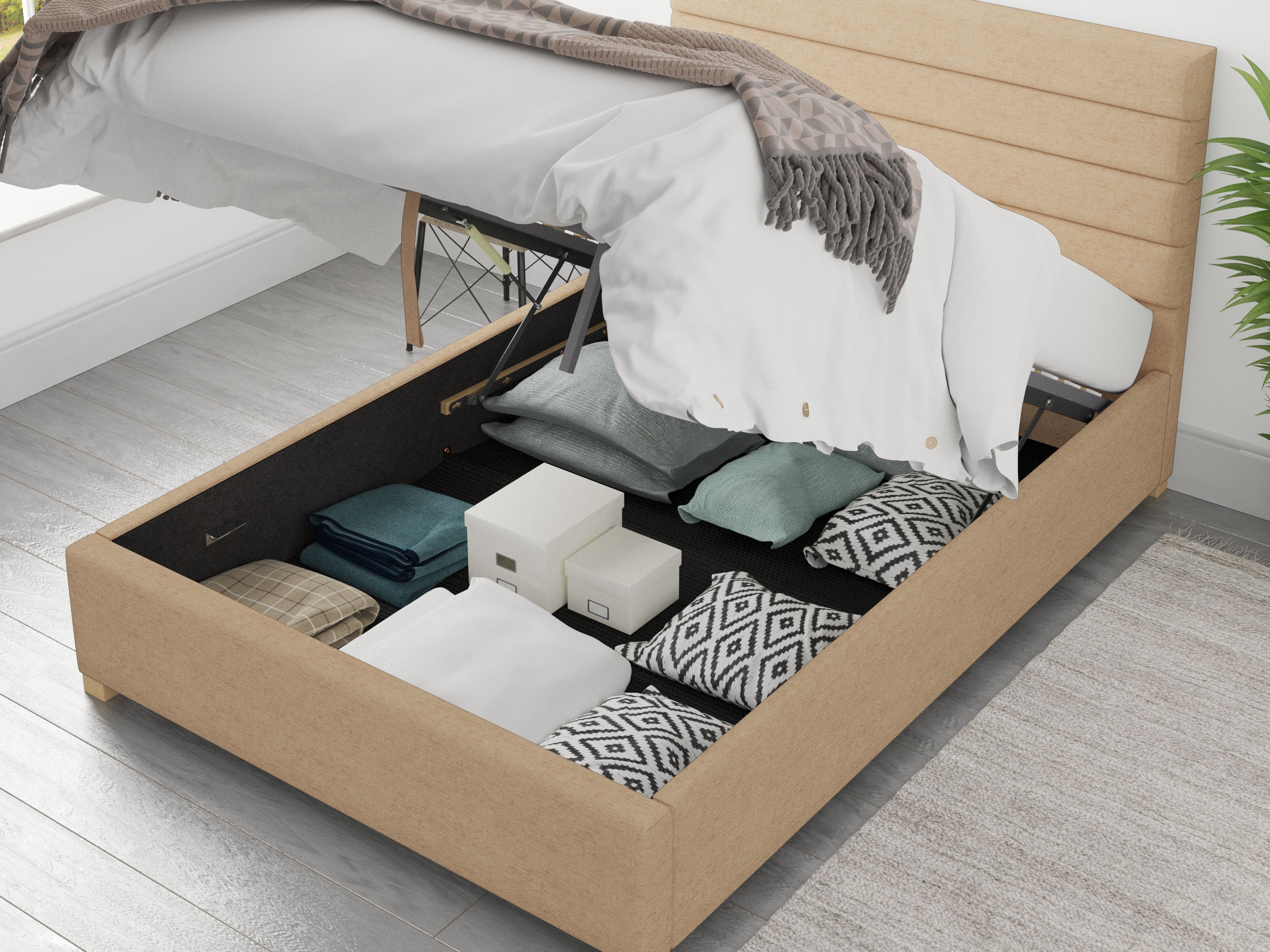 Aspire kelly ottoman sale bed