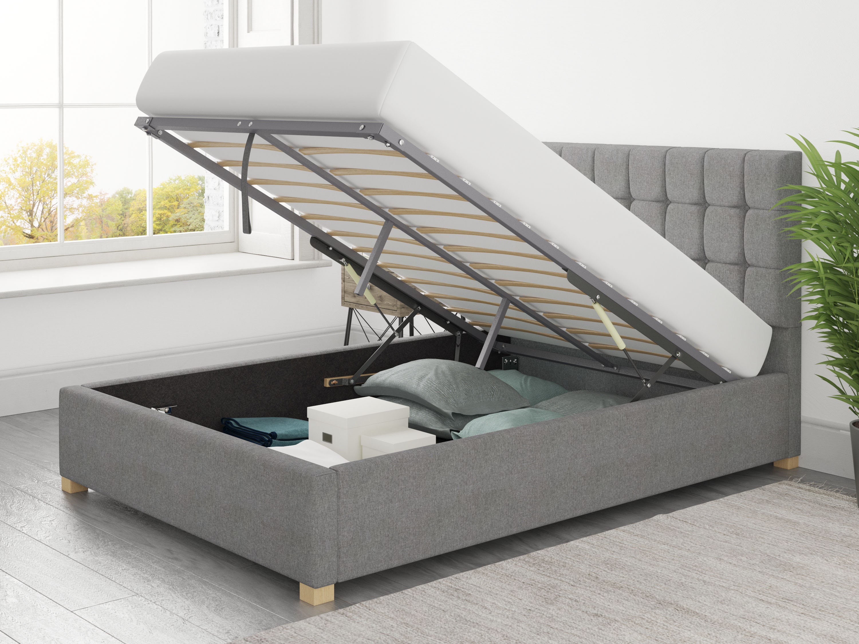 Aspire olivier online ottoman bed king