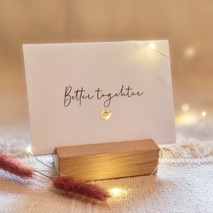 Karte mit goldenem Herz | better together | Karte Liebe | Karte Valentinstag | DIN A6