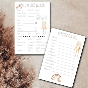 12 tarjetas de apuestas / tarjetas de deseos para el baby shower | | diseños diferentes | de prueba Juego Baby Party | Baby Shower | | tarjeta de consejos  Examen
