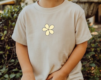 iron-on patch | yellow flower | flower power
