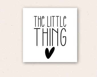 Iron-on image | the little thing | mini