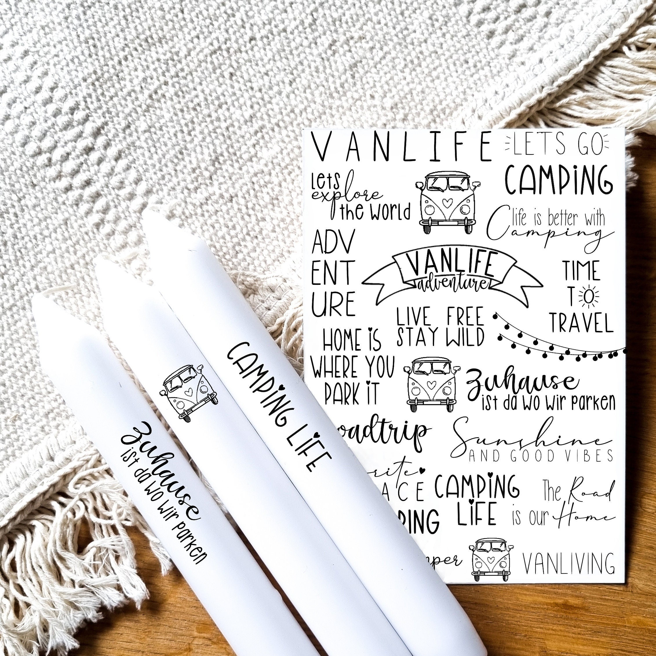 Candle tattoos in various designs | Waterslide decals | Decorating candles | Home | Garden | Moving in | Camping