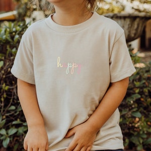 Iron-on patch | Happy | Pastel colors