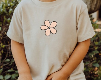 iron-on patch | orange flower | flower power