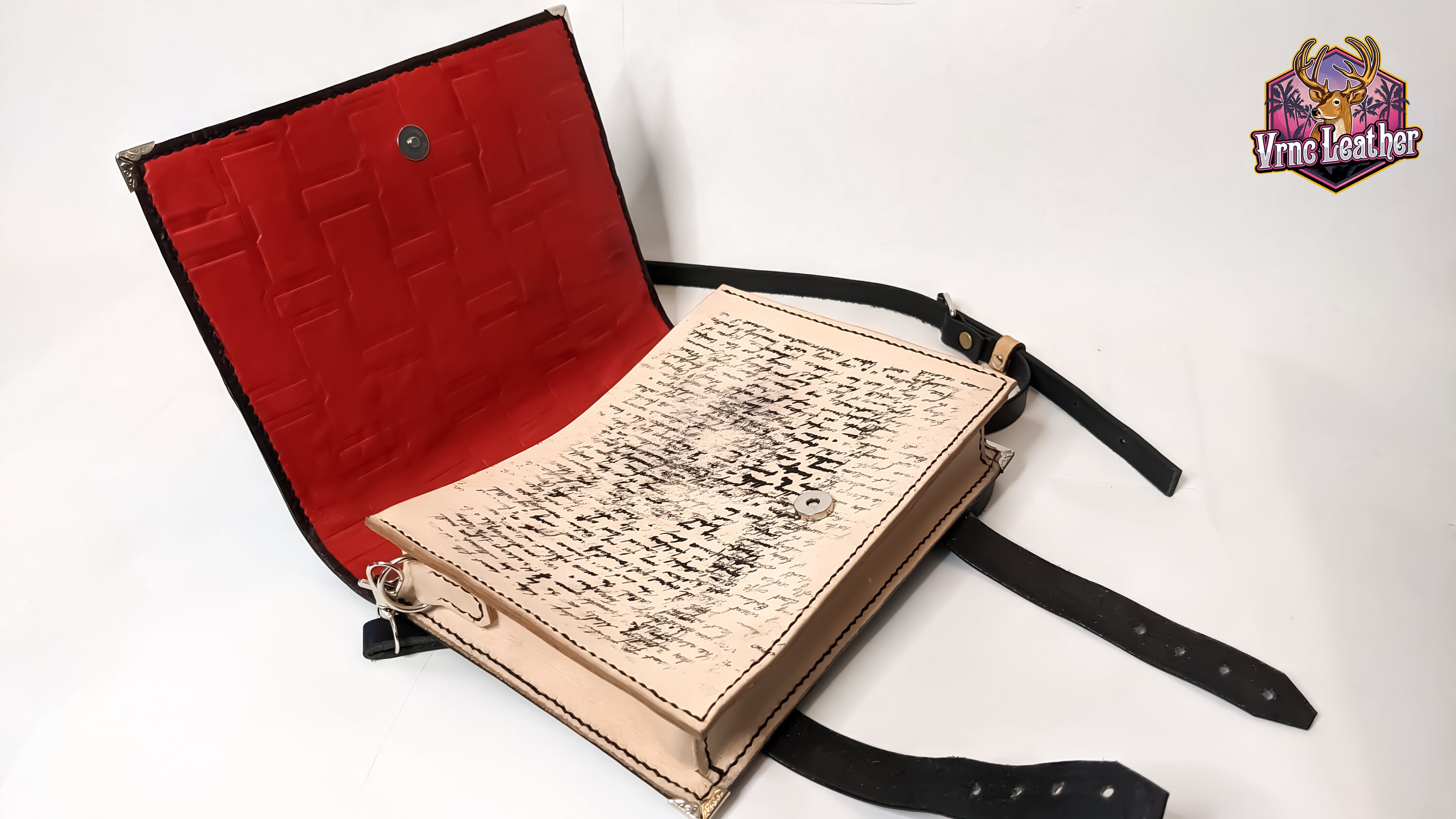 Leather Spell book Satchel Bag/ Crossbody Bag medieval/ Etsy