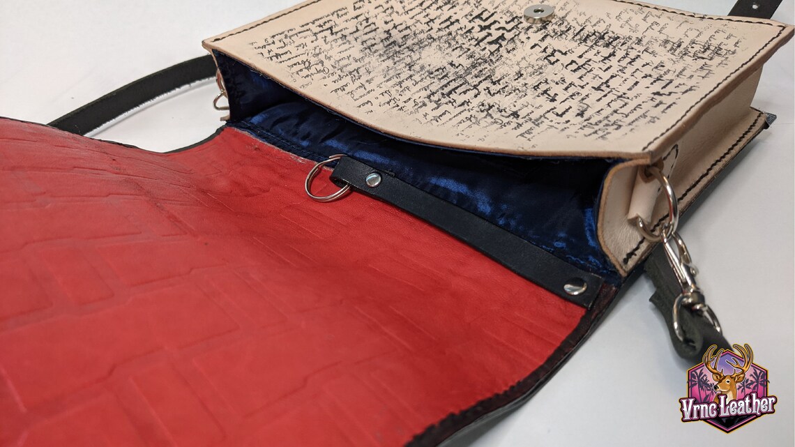 Leather Spell book Satchel Bag Pattern A4 & Letter Size PDF Etsy