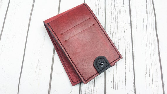 Genuine Leather Slim Card Holder  DIY Leather Wallet Making Kit