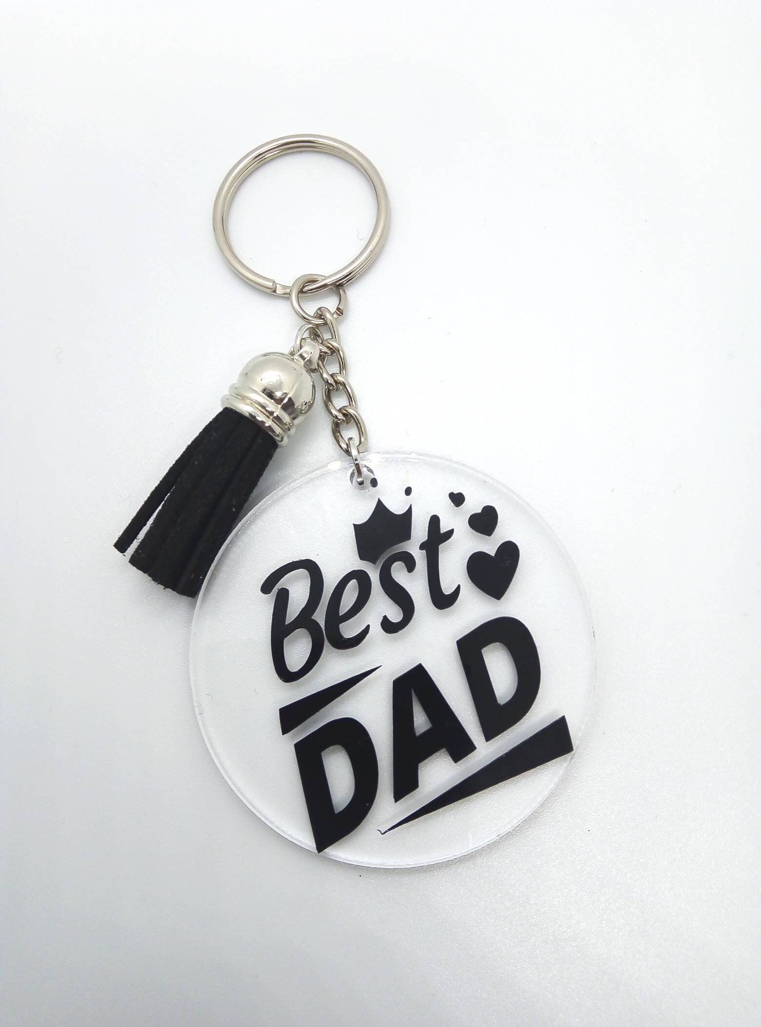 Dad keyring best dad gift dad key chain acrylic keyrings Etsy