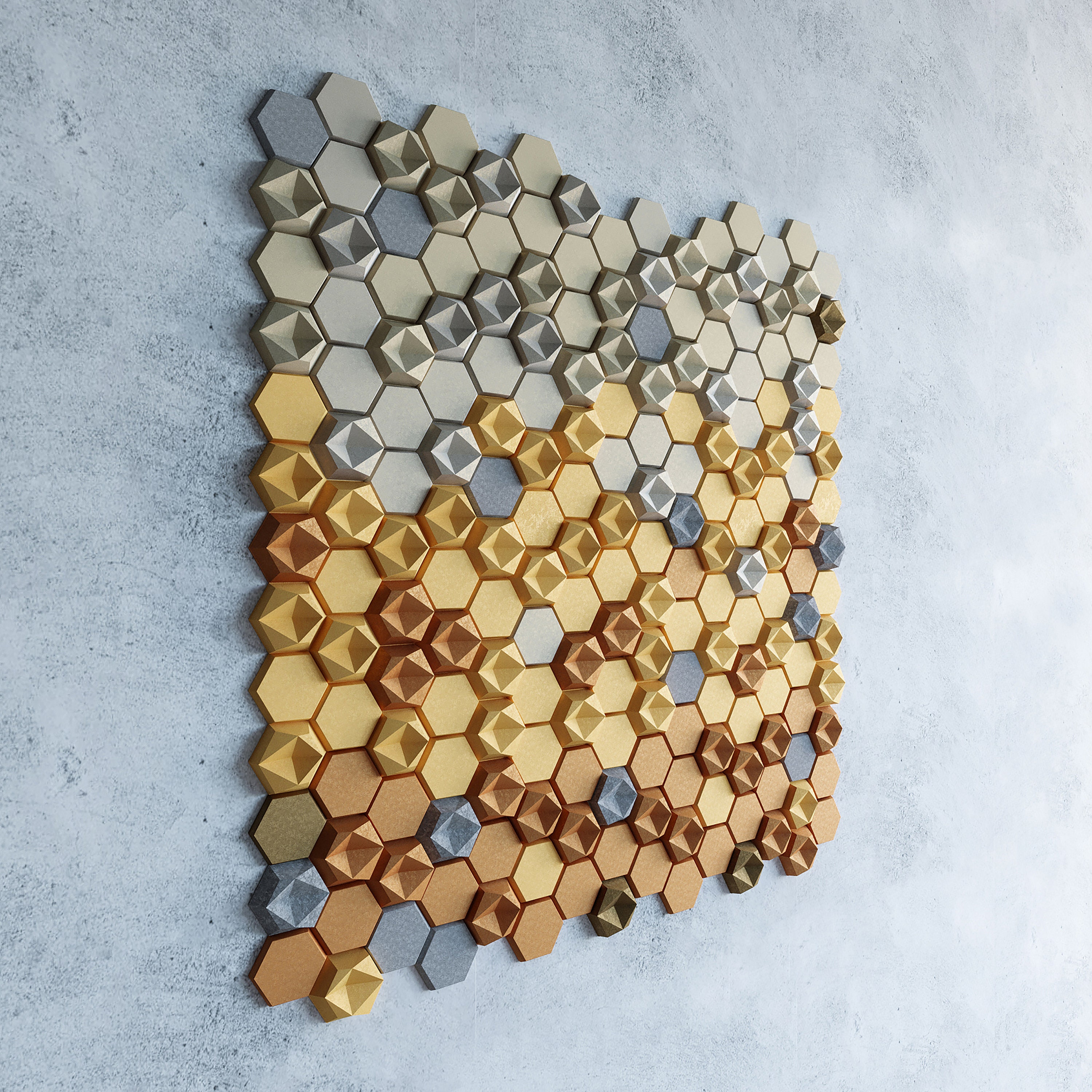 Set of 200 Acoustic Wall Art 3D Sound Absorbing Home Decor Etsy