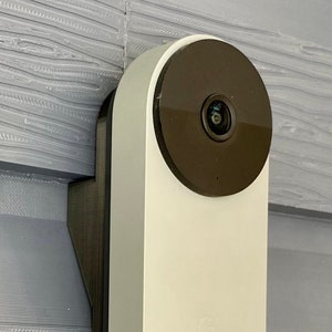 Google Nest Large battery version Video doorbell Dutch lap vinyl siding mounting adapter. One size fits most Dutch lap