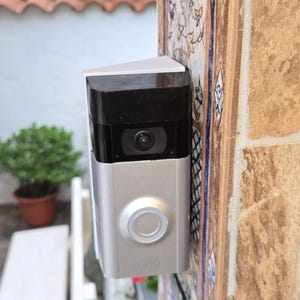 Ring video doorbell 30, 45, 60 and 90 degree angle mounting adapter. Fits all Ring battery doorbells.