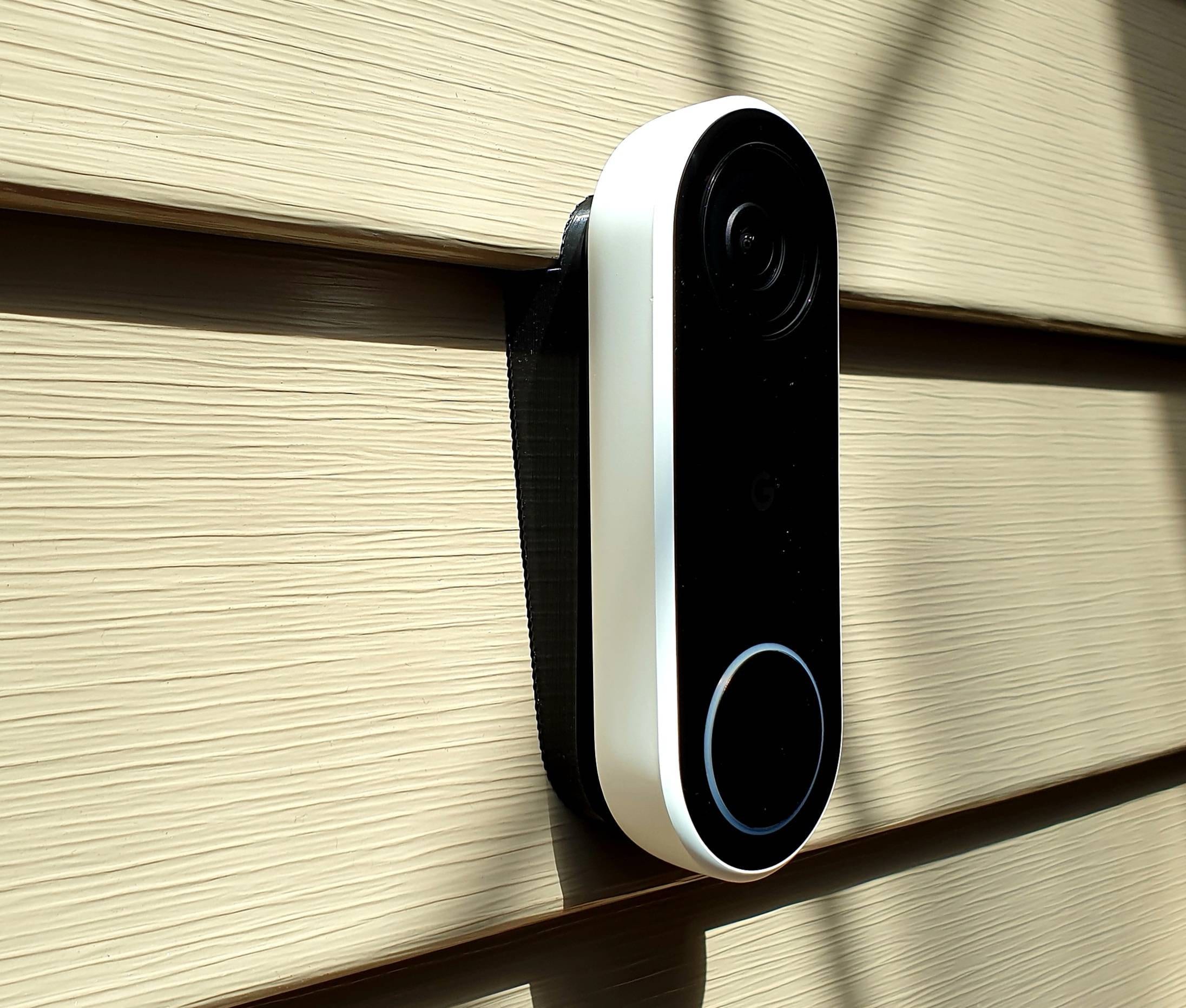 Google hello nest wired video doorbell vinyl siding mounting adapter.