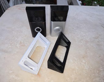 Ring doorbell 45 degree mounting adapter