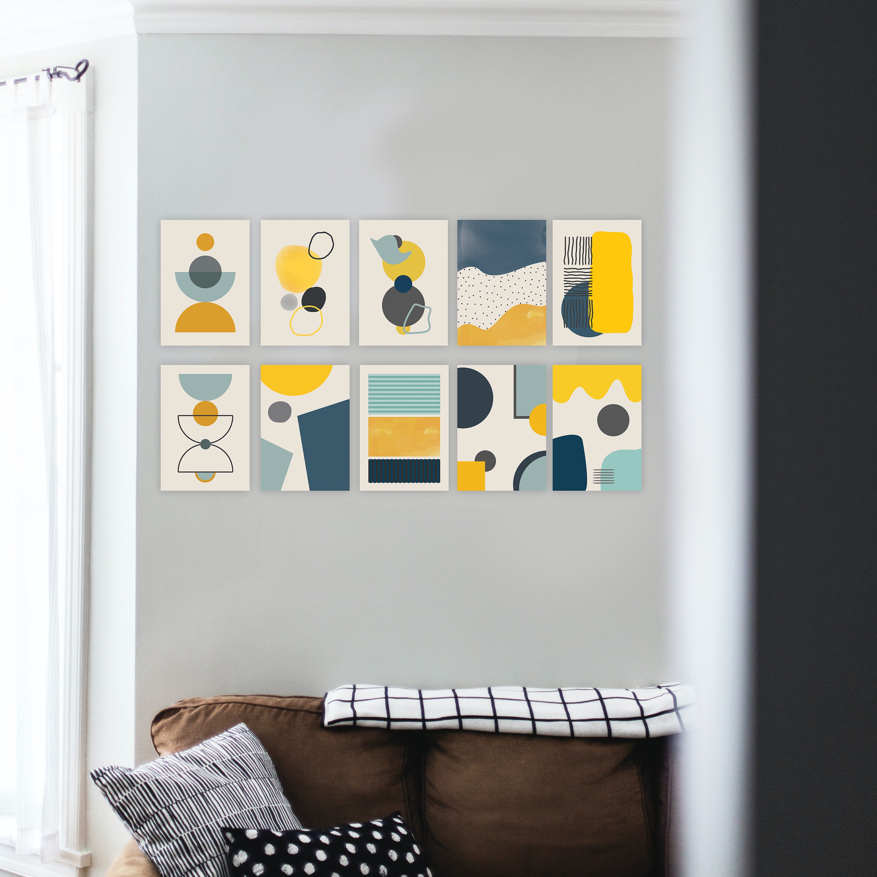 Art Print Set Art Prints Abstract Painting Wall Hanging Etsy