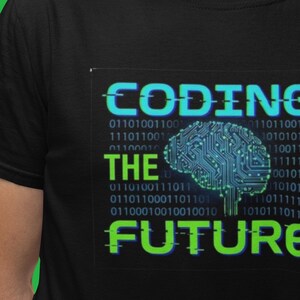 Camiseta "Codificando la tecnología del futuro" / Camiseta novedosa