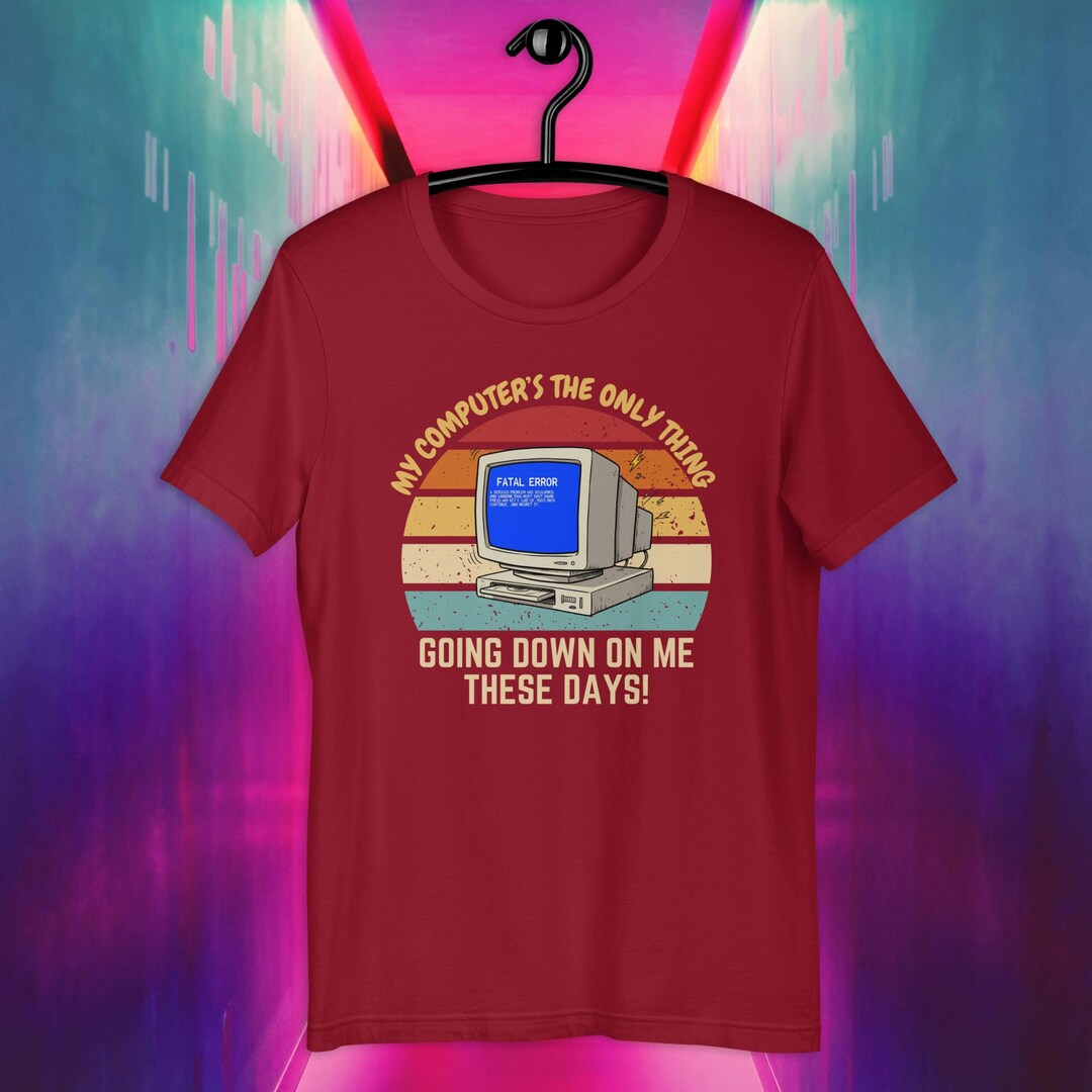 Rude Computer Funny Tech T-shirt | Rude Computer Graphic Tee - Etsy