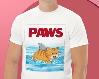 Paws Funny Cat T-shirt | Novelty Tshirt - Etsy