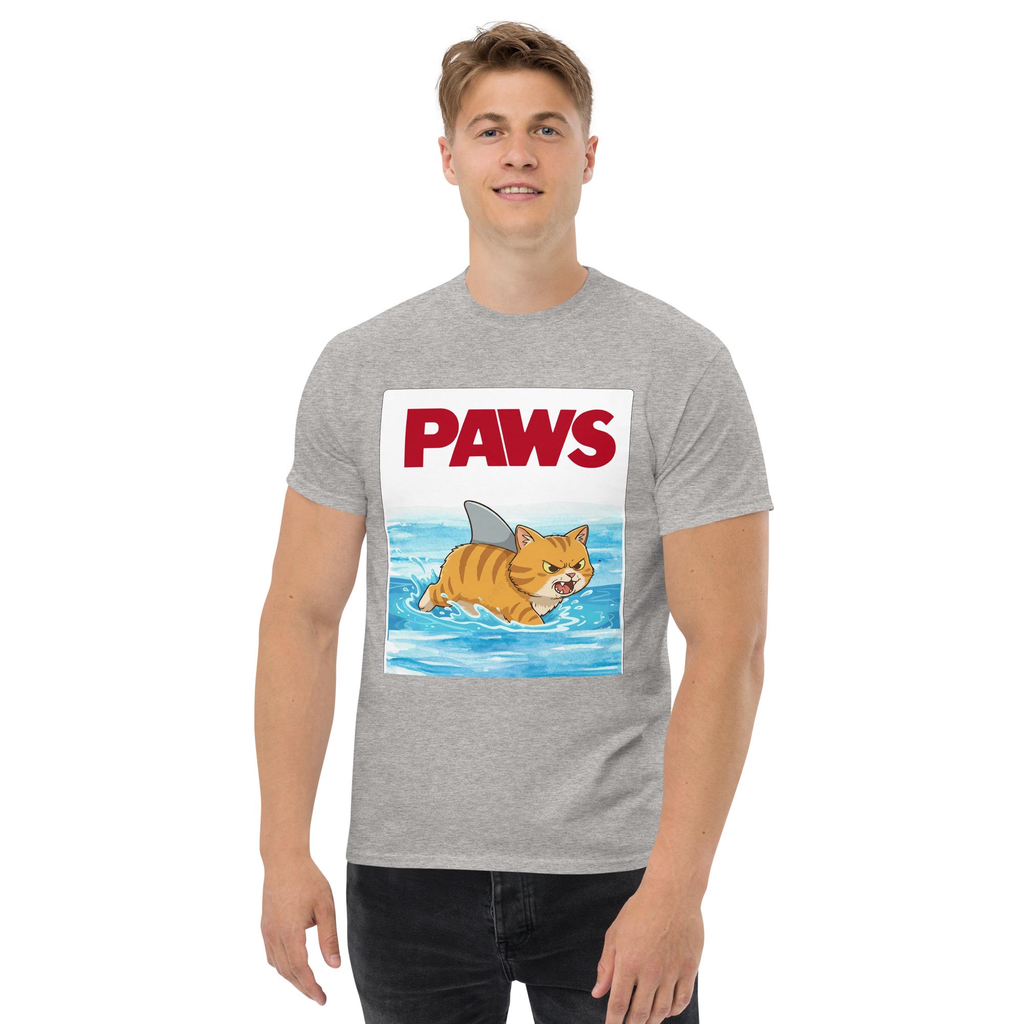 Paws Funny Cat T-shirt | Novelty Tshirt - Etsy