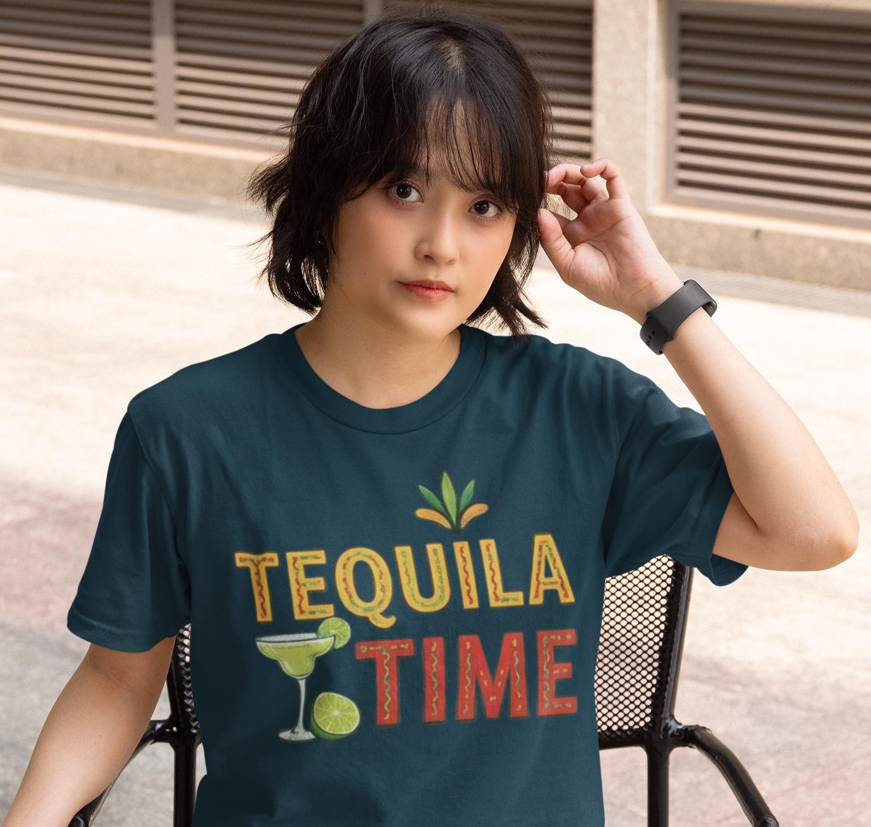 TEQUILA MOTION Tシャツ Tequila Time Cocktail T-shirt | Novelty Tee - Etsy