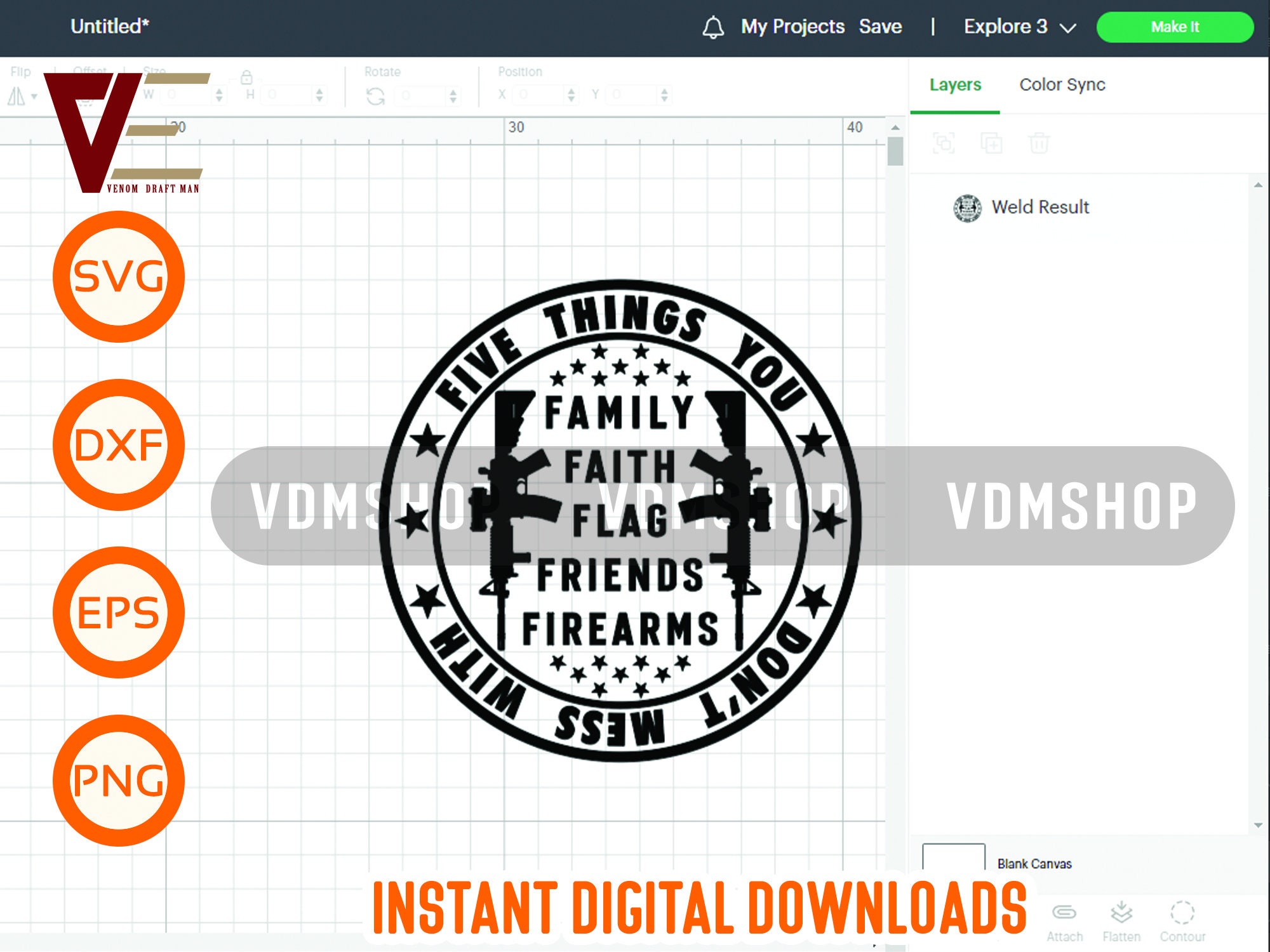 Faith Family Friends Flag Firearms Svg Second Amendment - Etsy